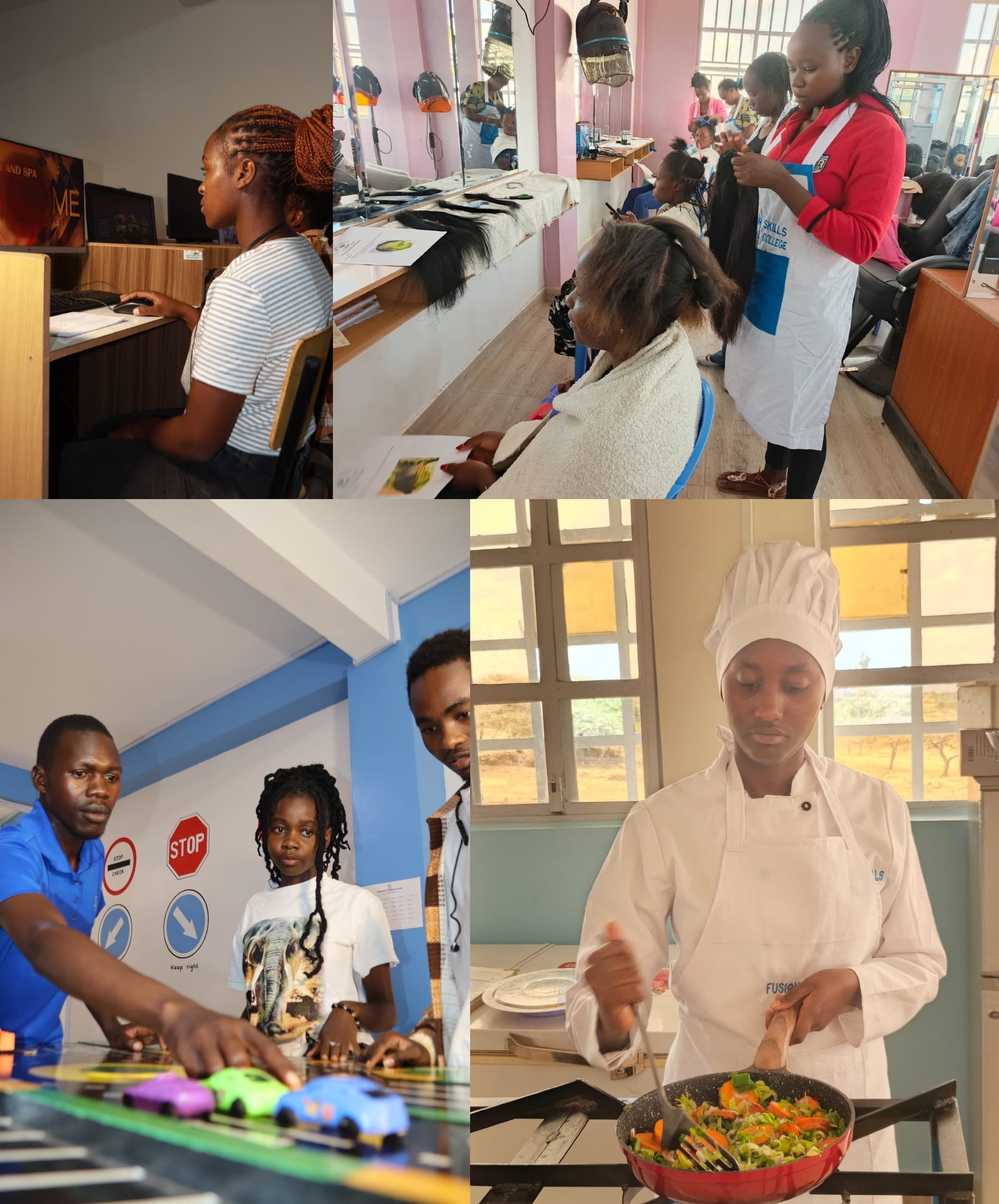 Students at FusionSkills Technical College