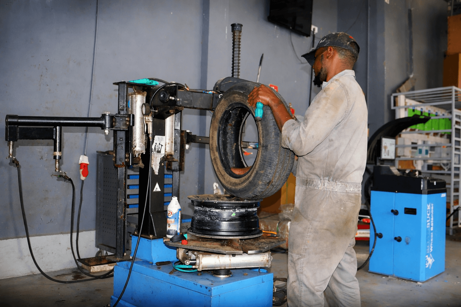 On his first day, he feared touching the engine. Now his hands move like they belong there.